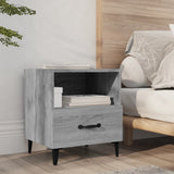 NNEVL Bedside Cabinet Grey Sonoma Engineered Wood