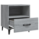NNEVL Bedside Cabinets 2 pcs Grey Sonoma Engineered Wood