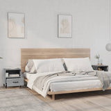 NNEVL Bedside Cabinets 2 pcs Grey Sonoma Engineered Wood