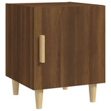 NNEVL Bedside Cabinets 2 pcs Brown Oak Engineered Wood
