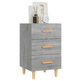 NNEVL Bedside Cabinet Grey Sonoma 40x40x66 cm Engineered Wood