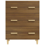 NNEVL Sideboard Brown Oak 70x34x90 cm Engineered Wood