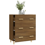 NNEVL Sideboard Brown Oak 70x34x90 cm Engineered Wood