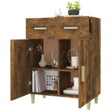 NNEVL Sideboard Smoked Oak 69.5x34x89 cm Engineered Wood