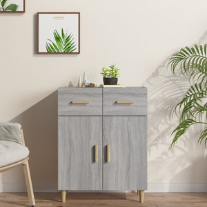 NNEVL Sideboard Grey Sonoma 69.5x34x89 cm Engineered Wood