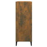 NNEVL Sideboard Smoked Oak 69.5x32.5x90 cm Engineered Wood