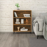 NNEVL Sideboard Smoked Oak 69.5x32.5x90 cm Engineered Wood