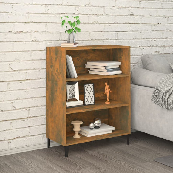 NNEVL Sideboard Smoked Oak 69.5x32.5x90 cm Engineered Wood