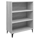 NNEVL Sideboard Grey Sonoma 69.5x32.5x90 cm Engineered Wood
