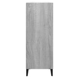 NNEVL Sideboard Grey Sonoma 69.5x32.5x90 cm Engineered Wood