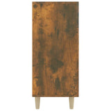 NNEVL Sideboard Smoked Oak 90x34x80 cm Engineered Wood
