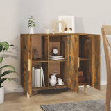 NNEVL Sideboard Smoked Oak 90x34x80 cm Engineered Wood