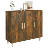 NNEVL Sideboard Smoked Oak 90x34x80 cm Engineered Wood