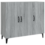 NNEVL Sideboard Grey Sonoma 90x34x80 cm Engineered Wood