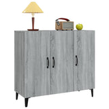 NNEVL Sideboard Grey Sonoma 90x34x80 cm Engineered Wood