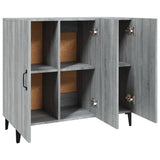 NNEVL Sideboard Grey Sonoma 90x34x80 cm Engineered Wood