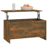 NNEVL Coffee Table Smoked Oak 102x55.5x52.5 cm Engineered Wood