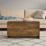 NNEVL Coffee Table Smoked Oak 102x55.5x52.5 cm Engineered Wood