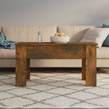 NNEVL Coffee Table Smoked Oak 101x49x52 cm Engineered Wood