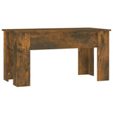 NNEVL Coffee Table Smoked Oak 101x49x52 cm Engineered Wood