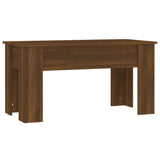 NNEVL Coffee Table Brown Oak 101x49x52 cm Engineered Wood