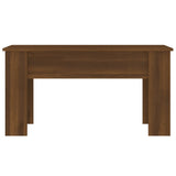 NNEVL Coffee Table Brown Oak 101x49x52 cm Engineered Wood