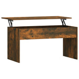 NNEVL Coffee Table Smoked Oak 102x50.5x52.5 cm Engineered Wood