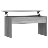 NNEVL Coffee Table Grey Sonoma 102x50.5x52.5 cm Engineered Wood