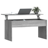 NNEVL Coffee Table Grey Sonoma 102x50.5x52.5 cm Engineered Wood