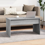 NNEVL Coffee Table Grey Sonoma 102x50.5x52.5 cm Engineered Wood