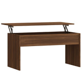 NNEVL Coffee Table Brown Oak 102x50.5x52.5 cm Engineered Wood