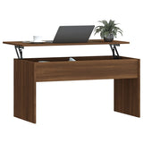 NNEVL Coffee Table Brown Oak 102x50.5x52.5 cm Engineered Wood