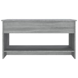 NNEVL Coffee Table Grey Sonoma 102x50x52.5 cm Engineered Wood