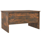 NNEVL Coffee Table Smoked Oak 80x50x42.5 cm Engineered Wood