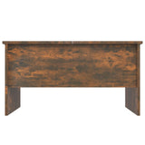 NNEVL Coffee Table Smoked Oak 80x50x42.5 cm Engineered Wood