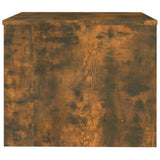 NNEVL Coffee Table Smoked Oak 80x50x40 cm Engineered Wood