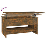 NNEVL Coffee Table Smoked Oak 80x50x40 cm Engineered Wood