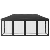 NNEVL Folding Party Tent with Sidewalls Anthracite 3x6 m