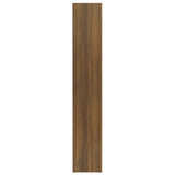 NNEVL CD Cabinets 2 pcs Brown Oak 21x16x93.5 cm Engineered Wood