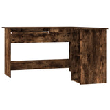 NNEVL Corner Desk Smoked Oak 120x140x75 cm Engineered Wood