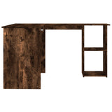 NNEVL Corner Desk Smoked Oak 120x140x75 cm Engineered Wood