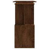 NNEVL Corner Desk Brown Oak 200x50x76 cm Engineered Wood