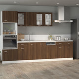 NNEVL Drawer Bottom Cabinet Brown Oak 80x46x81.5 cm Engineered Wood