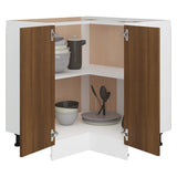 NNEVL Kitchen Cabinet Brown Oak 75.5x75.5x80.5 cm Engineered Wood