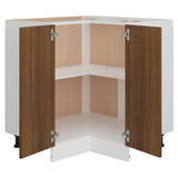 NNEVL Kitchen Cabinet Brown Oak 75.5x75.5x80.5 cm Engineered Wood
