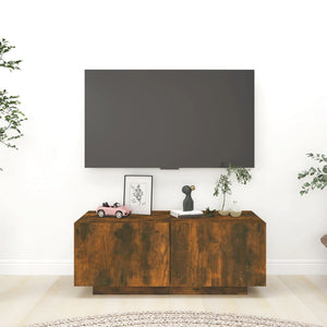 NNEVL TV Cabinet Smoked Oak 100x35x40 cm Engineered Wood
