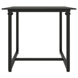 NNEVL 3 Piece Outdoor Lounge Set with Cushions Poly Rattan Black