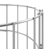 NNEVL Circular Gabion Pole Galvanised Steel Ø30x50 cm