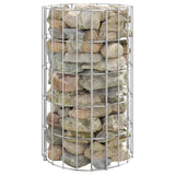 NNEVL Circular Gabion Pole Galvanised Steel Ø30x50 cm