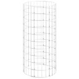 NNEVL Circular Gabion Pole Galvanised Steel Ø50x100 cm